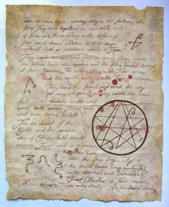A Page from the Necronomicon